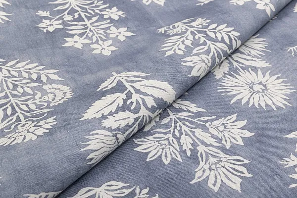 FLORAL BATIK CORNFLOWER BLUE 