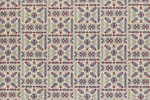 MUGHAL GARDEN INDIGO COCHINEAL 