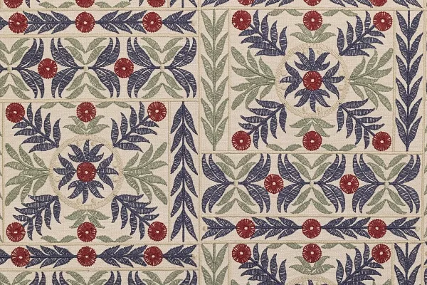 MUGHAL GARDEN INDIGO COCHINEAL 